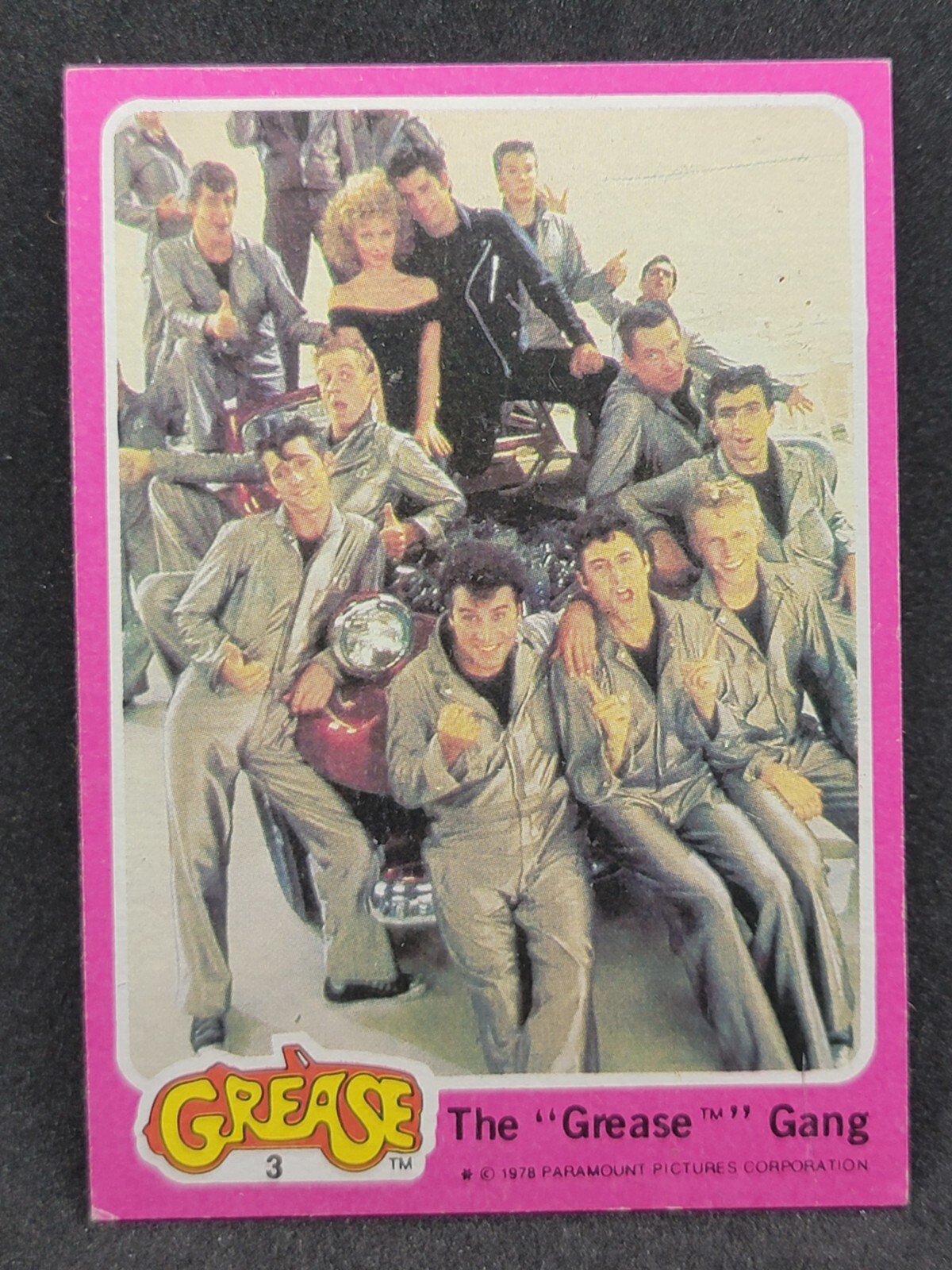 1978 Topps Grease Series 1 #3 The Grease Gang 6[2