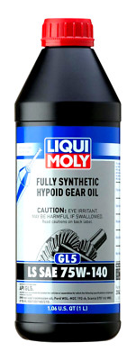 Liqui Moly SAE 75W-140 Fully Synthetic Hypoid  Gear Oil, GL5 - 1 Liter