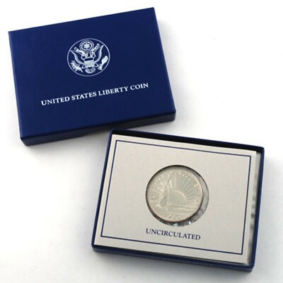 1986 D Liberty Half Dollar BU Statue of Liberty COIN Commemorative