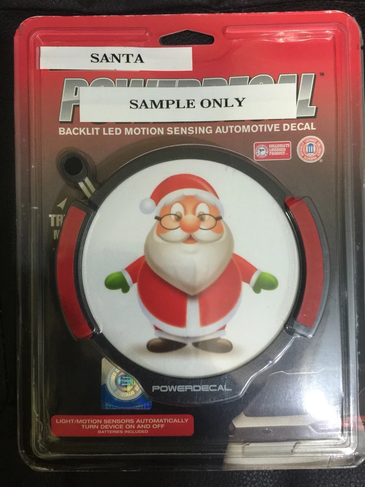 Calcomanía iluminada de Santa Foto 4 de 4