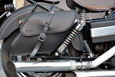 Satteltasche RECHTE SEITE  für HD DYNA STREET BOB WIDE GLIDE ITALIAN QUALITY - Bild 1 von 4