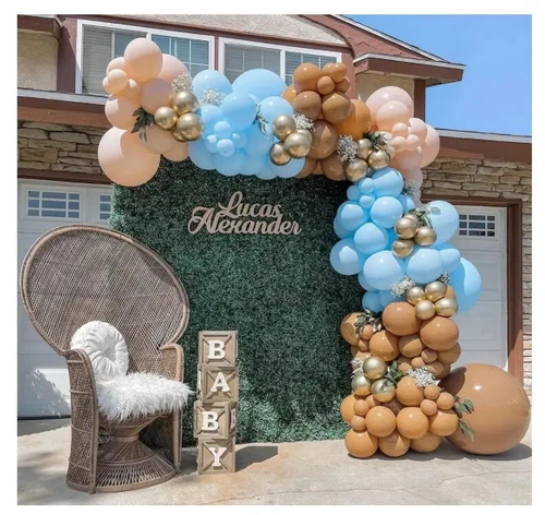 Luftballon Set Baby Party Hochzeit Girlande Kinder Geburtstag Ballonbogen Helium - Bild 7 von 15