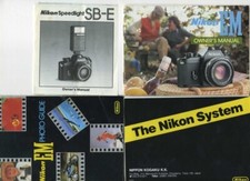Nikon Speedlight SB-E, Nikon EM Instruction Manuals  other Guides