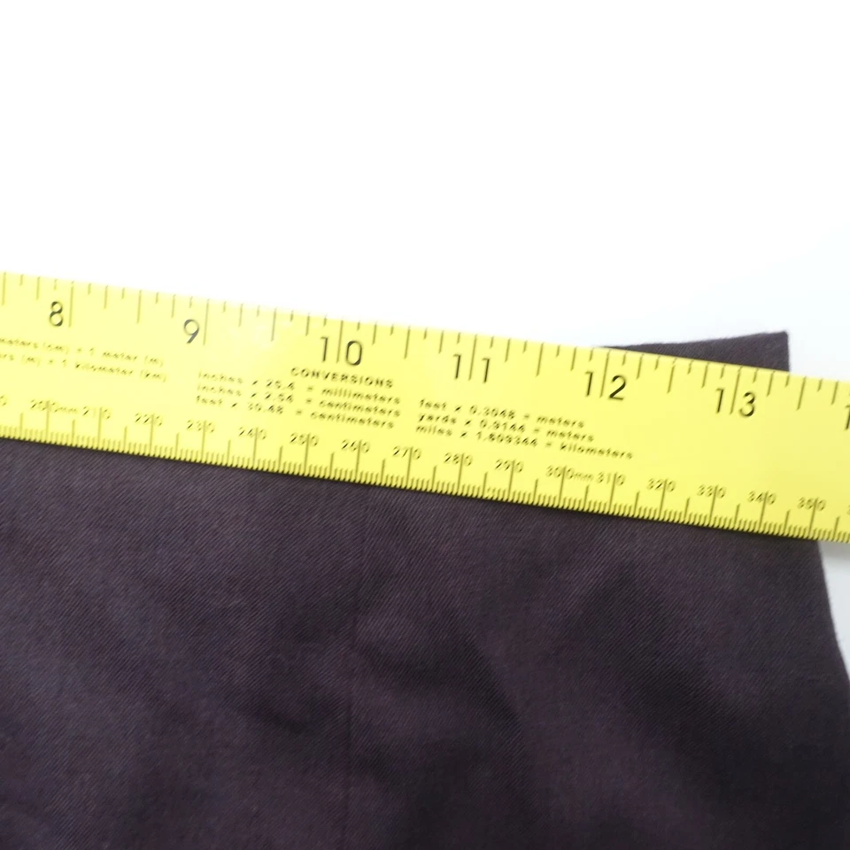 Falda lápiz Karen Scott para mujer 8 púrpura poliéster elástico cremallera abertura frontal Foto 3 de 4