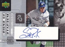 SCOTT PODSEDNIK Signed Upper Deck Pros Trading Card  COA