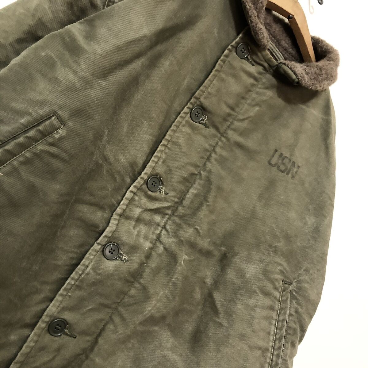 40s 50s Vintage USN N-1 Deck Jacket US Army Navy WW2 Alpaca 40s 50s Vintage USN N-1 Deck Jacket US Army Navy WW2 Alpaca