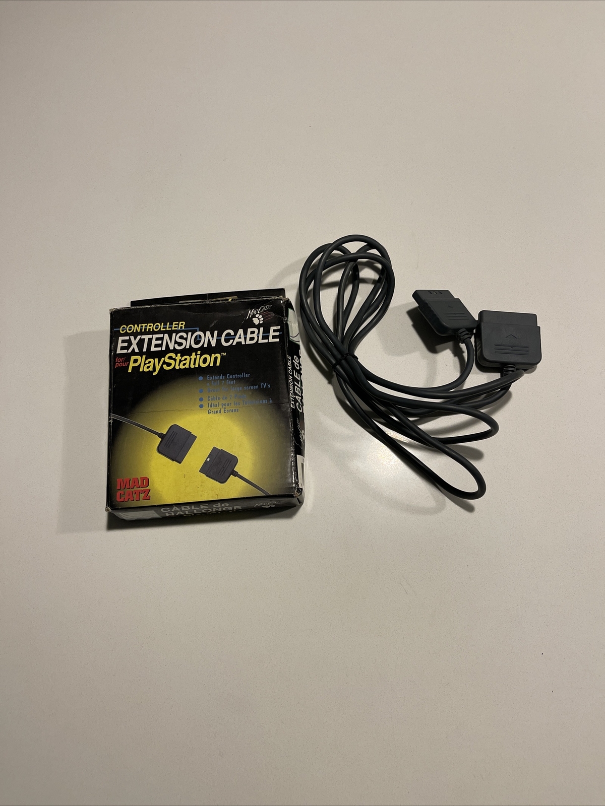 MadCatz PS2 Extension Cable Controller Cord 7foot eBay