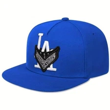 Baseball Cap La Hat Snapback Adjustable Los Angeles Califonia Hip Hop Flat Men