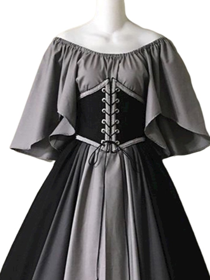 Medieval Womens Renaissance Victorian Fancy Dress Gothic Halloween