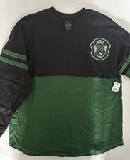 Universal Studios Harry Potter Slytherin Wingback Long Sleeve T-Shirt Jersey L