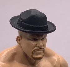 WWE Black Fedora Hat Accessory Mattel Figure Prop 1/12 J1