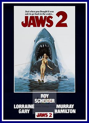 Jaws 2 Filmposter A1 A2 A3