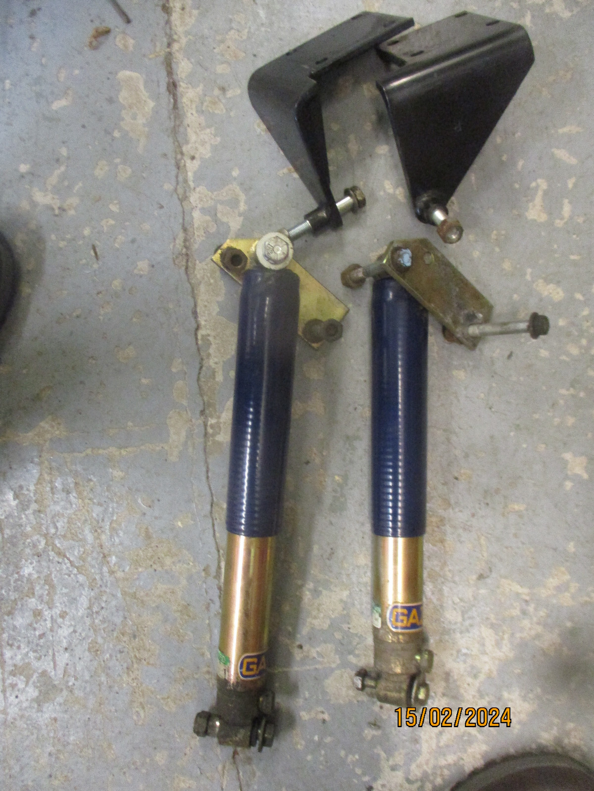 MG MGB MGBGT GAZ Telescopic front shock absorbers pair eBay