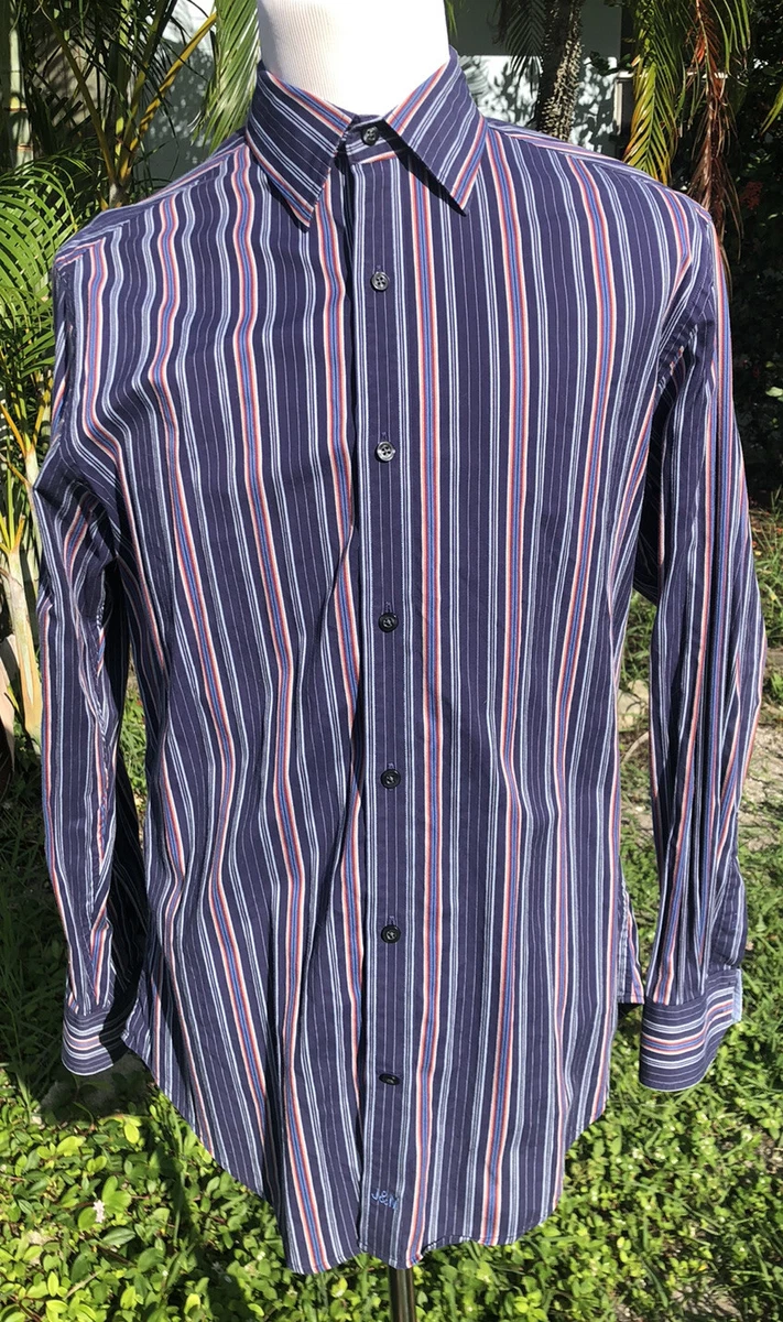 1850 Johnston Murphy Men s Shirt Button Front L S Tailored Fit