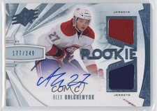2013-14 SPx 177/249 Alex Galchenyuk #206 Auto f0l