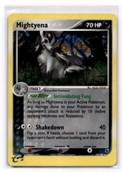 Mightyena 10/109 EX Ruby & Sapphire Holo Rare