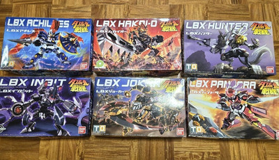 Danball Seki Wars LBX Achilles Hunter Pandora Joker Inbit Destro Model Kit SET 6