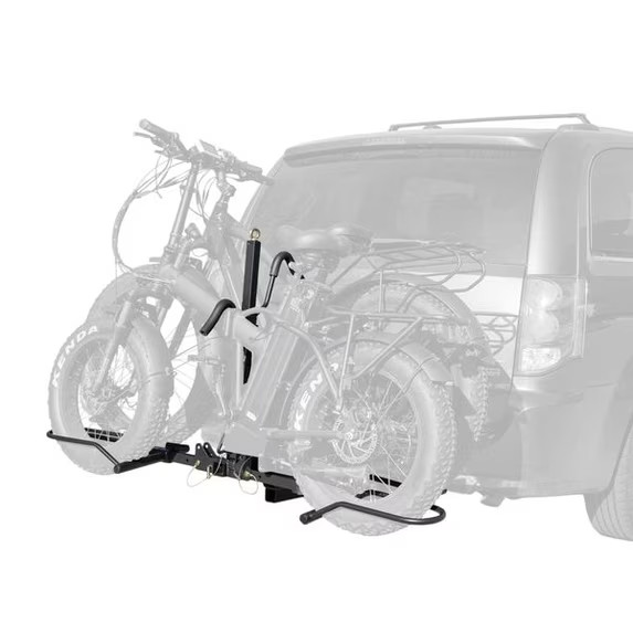 Elev&alpha;te Outdoor 2-Bike Hitch Platform Rack for E-Bikes & Fa