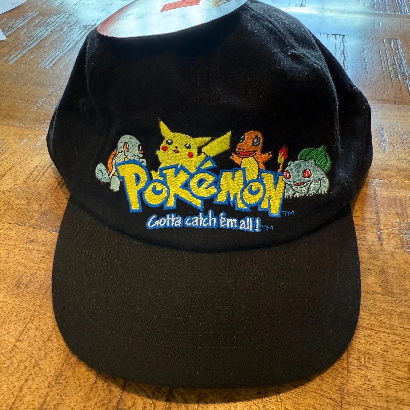 New VTG Pokemon 1999 Hat Strapback Embroidered 90s 1990s Video Games RARE