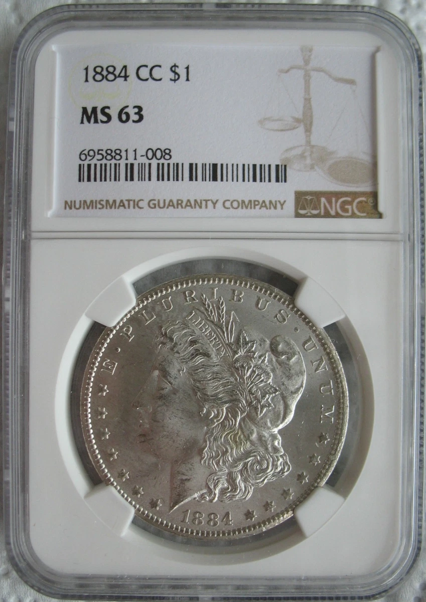 MS 63 Graded 1884 Year Morgan US Dollars (1878-1921) for sale | eBay
