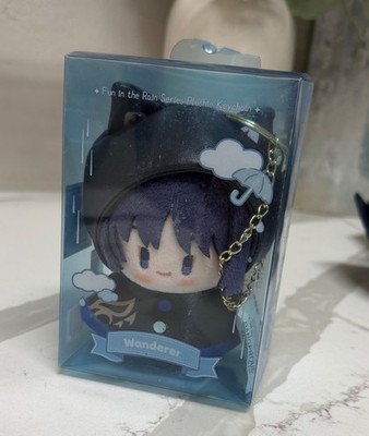 miHOYO Genshin Impact Wanderer Fun in the rain Plush Toys Keychain Official