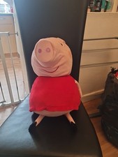 Peppa Pig Large 50cm cuddly toy With Red Dress