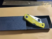 Spyderco Tasman Salt 1 /Yellow FRN /H-1 /C106PYL /Discontinued (2006) rare