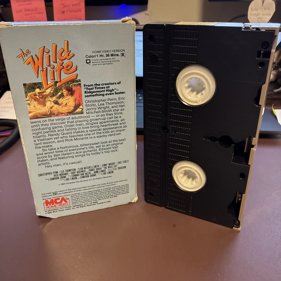 The Wild Life VHS Christopher Penn Rick Moranis RARE Lea Thompson Comedy 1984 D1 - Image 2 of 2