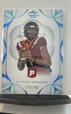 2024 Leaf Trinity Pristine Auction - Kyron Drones #177 Platinum Blue Foil /199