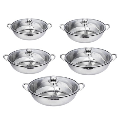 Edelstahl Hot Pot Suppentopf mit zwei Geschmacksrichtungen für Party Küche Restaurant