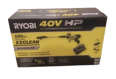 #ad 40 Volt HP Brushless EZClean 600 PSI 0.7 GPM Cold Water Power Cleaner with 2.0 A $135.00