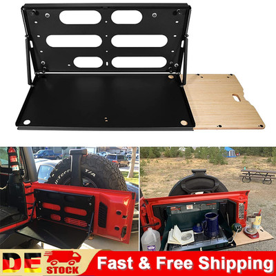 Drop Down Tailgate Table for 2007-2022 Jeep Wrangler JK JKU JL JLU Unlimited