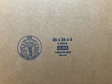 cardboard box shipping 26 x 26 x 4 uline S-15044 local pickup