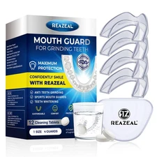 Mouth Guard for Grinding Teeth at Night Moldable Dental Guard for Sleeping - ...