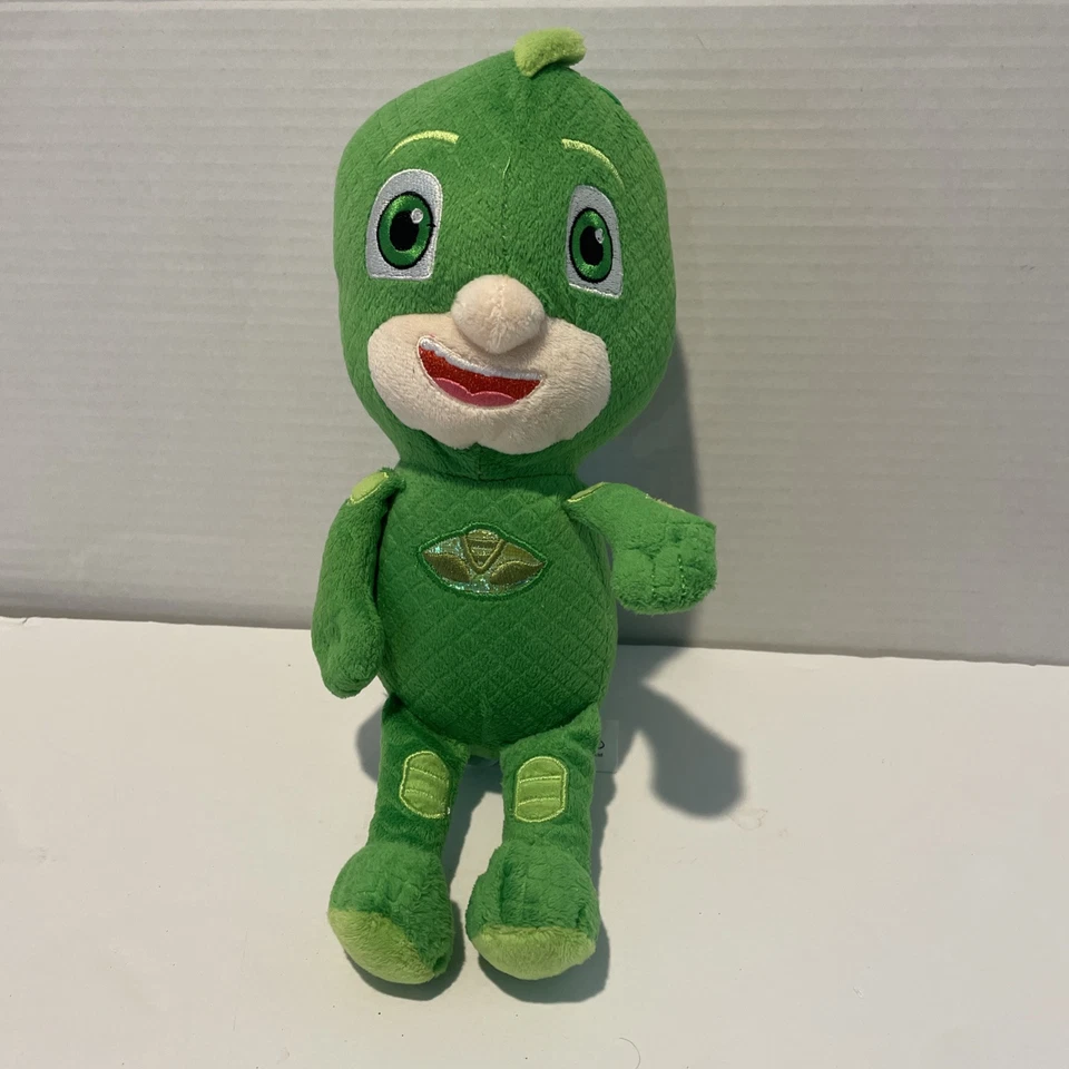 PJ Masks Nick Jr Dibujos Animados 11” Peluche Verde Greg Gekko Fiesta Juguetes Frogbox C18643 Foto 2 de 4