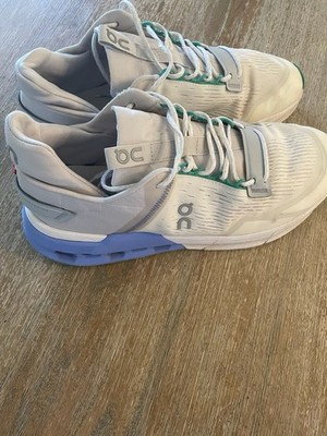 On Cloud Cloudnova Flux Men's Running Sneakers White Size 8.5 US/8 UK/42 EU