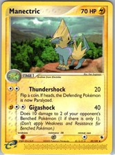 Manectric - 39/109 Uncommon Ruby and Sapphire LP on eBay