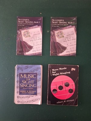 Musik zum Sehen Singen - vier (4) Bücher