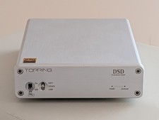 TOPPING D30 HIFI DSD-DAC USB-Koaxial-Glasfaser 24-Bit-192-kHz-A/D, Silber