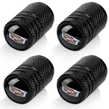 4pcs Tire Valve Stem Caps, Compatible with Cadillac Escalade CT4 CT5 CT6 ATS ...