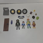 Vintage Playmobile Lot Of Figures, Wheels And Random Accessories And Pieces...