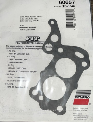 #ad #ad Felpro 60657 Gasket Fits ChryslerMitsubishiHyundai 70 89 Free Shipping $11.89