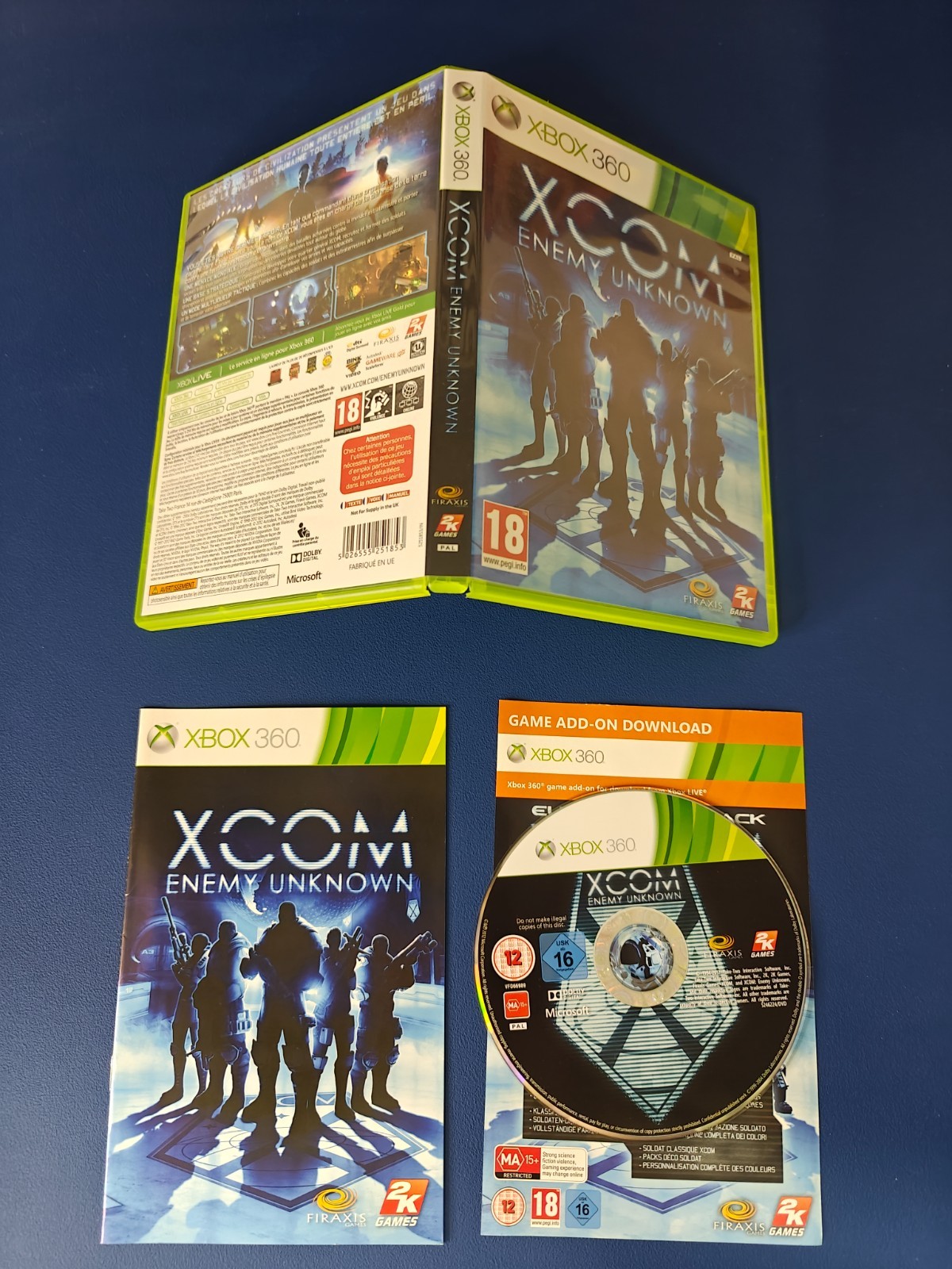 XBOX360 XCOM ENEMY UNKNOWN, VERSION FR