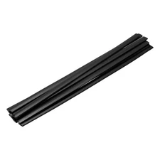 8 Pcs Black Plastic Welding Rods 9.5mm x 250mm HDPE Strip(0.4inch x 10inch)