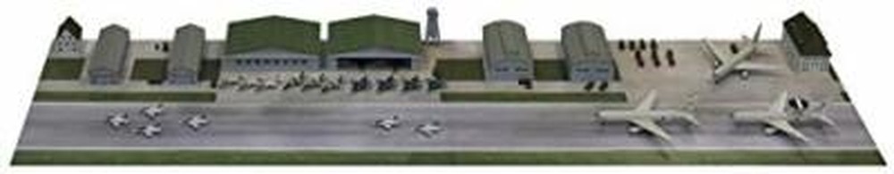 Pit road 1/700 SPS Series Air Self-Defense Force base w/paper-based model kit