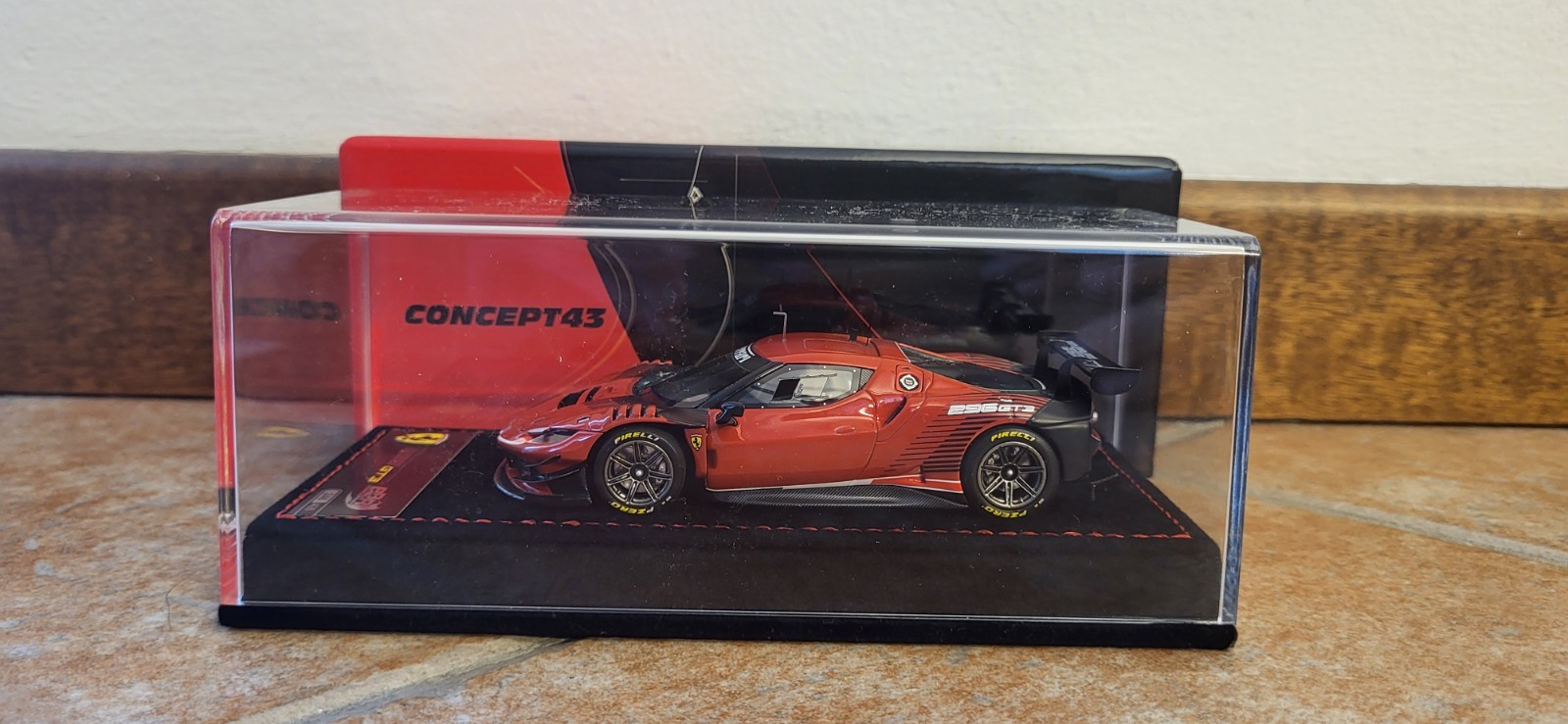 Ferrari 296 GT3 2022 Rosso Magma 1/43 BBRC279A BBR MODELS