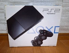 Playstation 2 Satin Silver Slim SCPH-90000 CB PS2 *COMPLETE - SOME PARTS NEW*