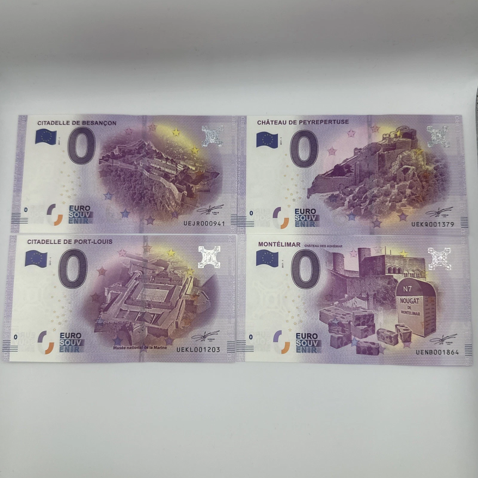Billet Zéro 0 € Euro Touristique / Souvenir 2017