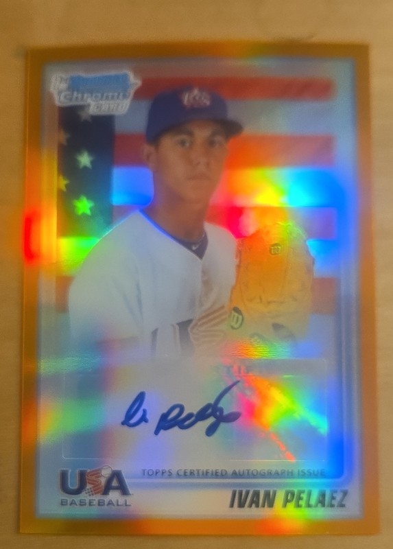 2010 Bowman Draft Picks & Prospects - USA Team Autograph Ivan Pelaez #USAA-15...