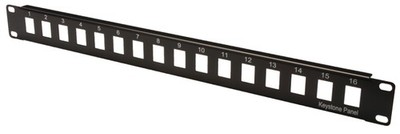 DIGITUS 19' Modular Patch Panel Leergehäuse, 16 Port